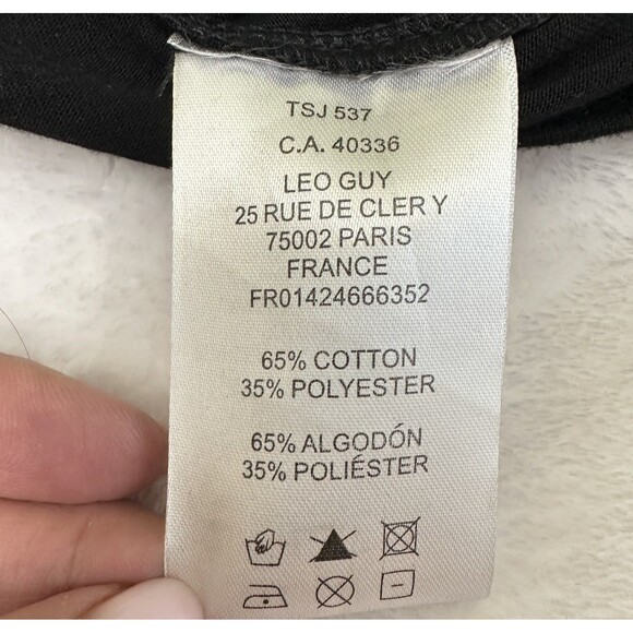 Leo Guy Black Cowl Neck Sleeveless Sequined Draped Back Party Top Blouse Sz 6/8 - Picture 7 of 12